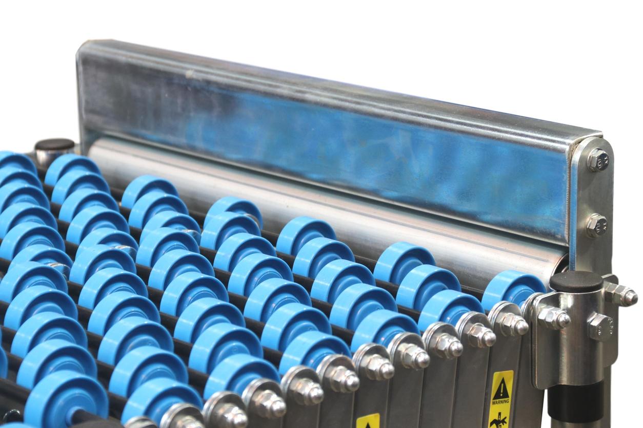 Expanding Gravity Conveyor End Stop Expanding Gravity Conveyor End Stop