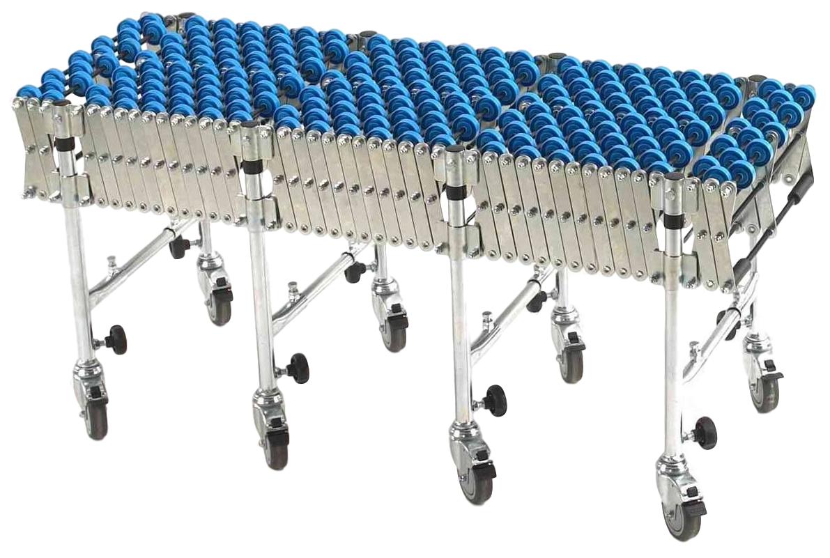 Skate wheel flexible conveyor