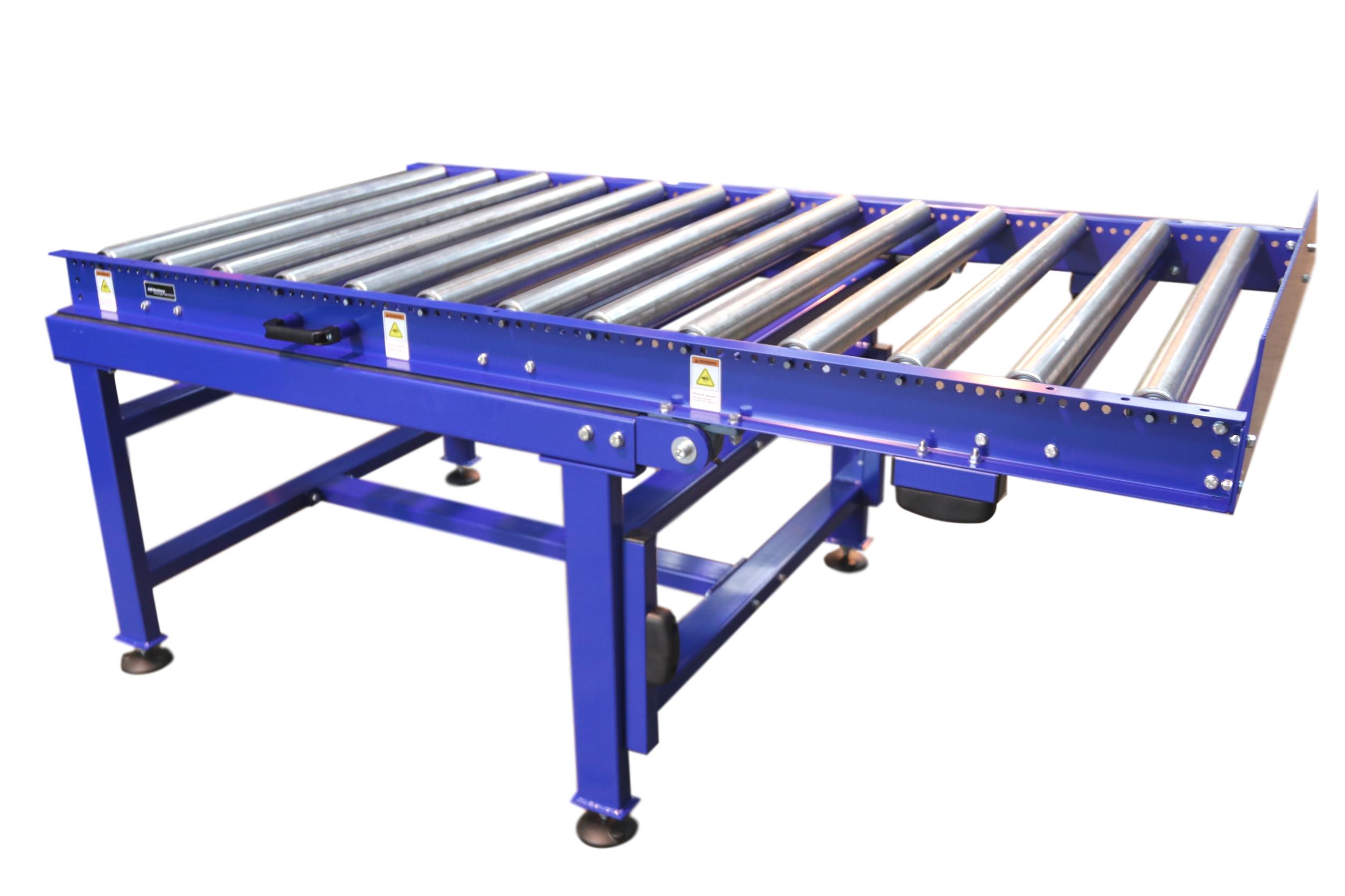 Custom gravity conveyor manufacturers and suppliers of bespoke roller conveyors and customized conveyor systems.